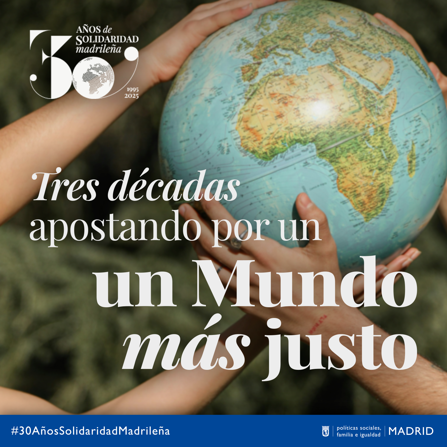Desde 1995 apostando por un mundo más justo  en Madrid 